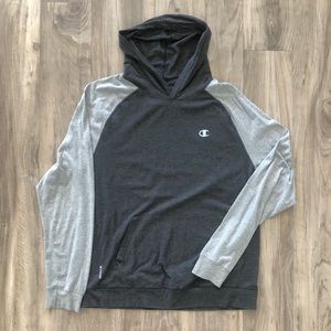 Vintage Men’s Champion Active Hoodie // Grey